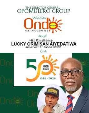 Ondo at 50: Celebrating His Excellency, Governor Lucky Orimisan Aiyedatiwa — A Golden Milestone of Service, Vision, and Impact DG