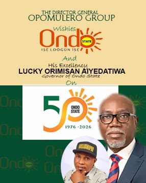 Celebrating His Excellency, Governor Lucky Orimisan Aiyedatiwa, at 50: A Golden Milestone of Service, Vision, and Impact. DG Opomulero